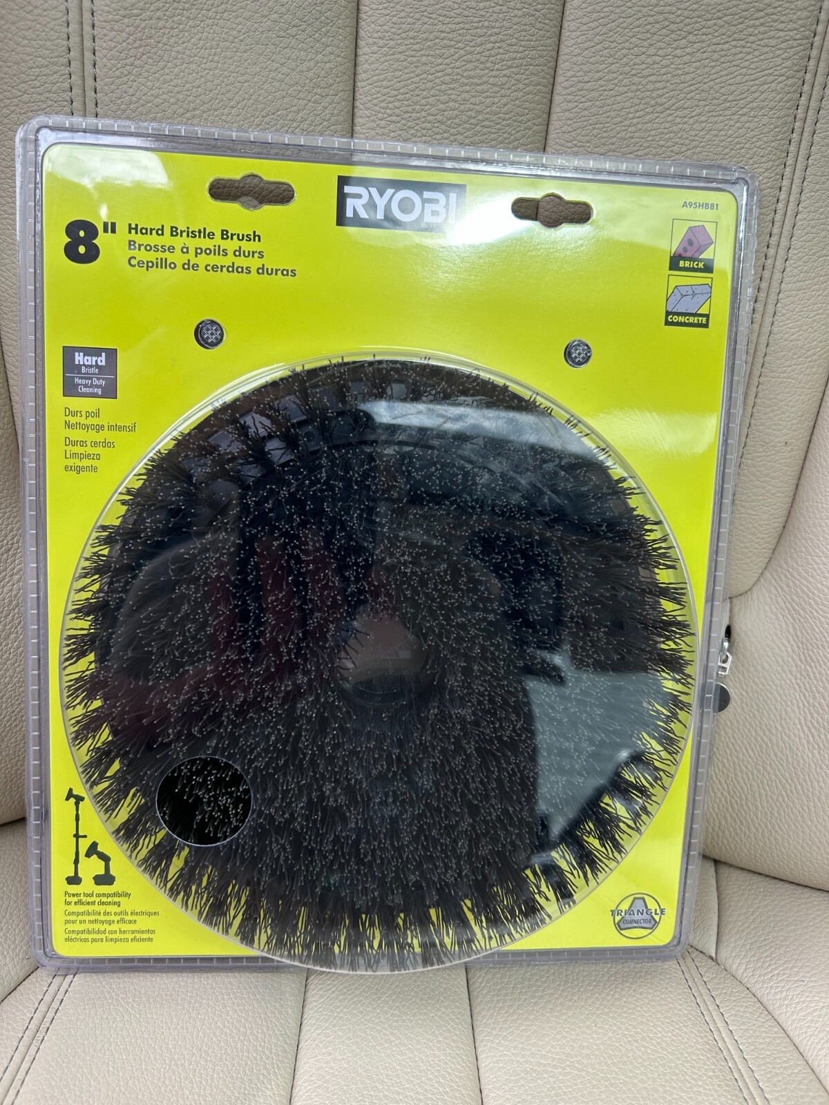 Ryobi 8 Inch Hard Bristle Brush Fits Ryobi P4500/4510 Scrubber Tools 33287199556 eBay