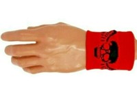 SchweißBand Totenkopf Mit FlüGeln Sweatband Skull + Wings MuñEquera Calavera Ala