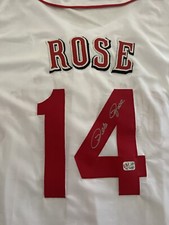 Pete Rose #14 Signed  Cincinnati Reds 