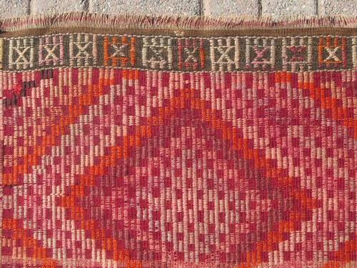 Turkish Wool Kilim Runner, Rugs Runner, Carpet Runner, Long ModernKelim 29"x111" - Picture 16 of 24