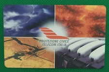 Scheda telefonica unova Protezione Civile Telecom Italia come foto