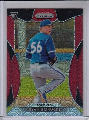 2019 Panini Prizm Baseball Ryan Borucki Red Mojo #258/299 Blue Jays card  #168 RC | eBay