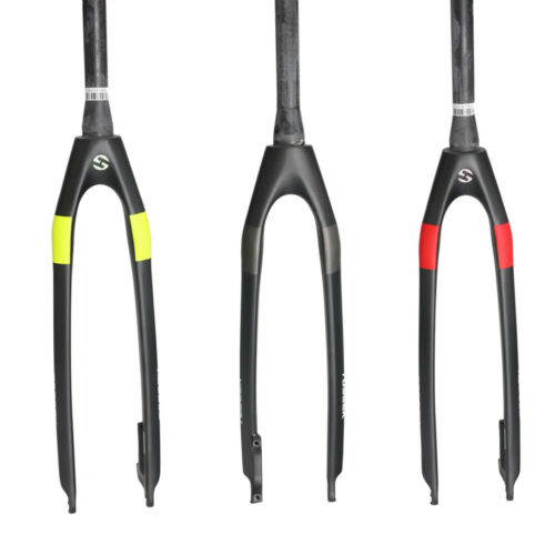 TOSEEK Carbon Fiber Bike Fork Tapered Tube Disc Brake Rigid MTB Fork 26/27.5/29" - Picture 8 of 18