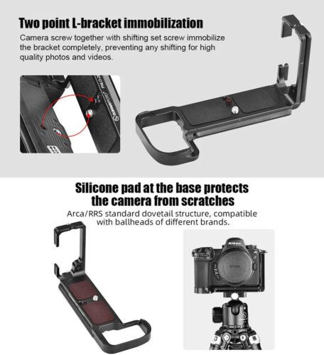 SUNWAYFOTO PNLO-Z6III QR L Plate / Bracket for Nikon Z6III Arca Compatible - Picture 5 of 7