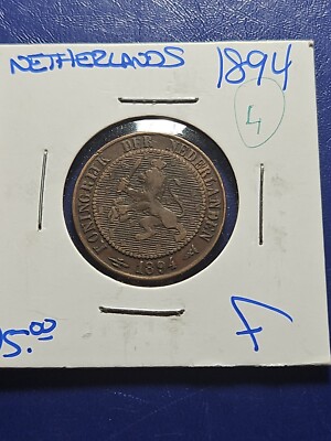 Netherlands - 2-1/2 Cent 1894 - Key Date