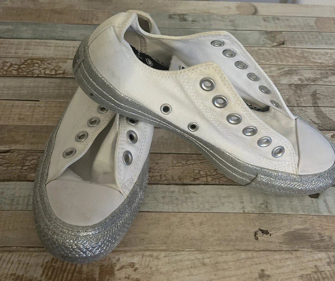 Scarpe da ginnastica CONVERSE ALL STAR MC Miley Cyrus donna 6 5 bianche in tela