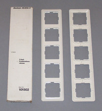 2 Stück Berker Modul 2 5-fach Kombinations-Abdeck-Rahmen Nr. 101502 - NEU + OVP