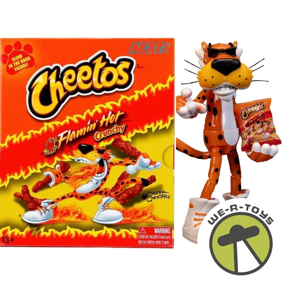 Cheetos Chester Cheetah Flamin' Hot Glow in the Dark 6-Inch