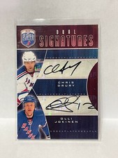 2009-10 Be A Player Signatures Duals #S2DJ Chris Drury - Olli Jokinen