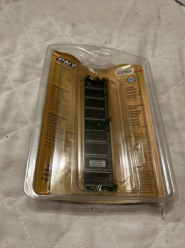 PNY 1BG OPTIMA MEMORY DDR PC3200 in original package - Image 3 of 4