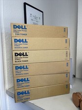 Dell 5100CN Laser Toner Cartridges Lot 6, 1Full Set of 4 Black Magenta Yellow C