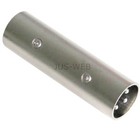 Audio Adapter Verbinder 3pol. XLR Stecker auf XLR Stecker