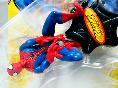 RARE MARVEL SPIDER-MAN KEYCHAIN SPIDER SENSE WITH WEB CLIMBING ACTION 2009