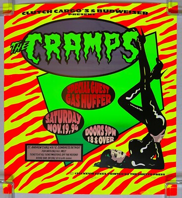 THE CRAMPS ヴィンテージポスター THE CRAMPS ヴィンテージポスター
