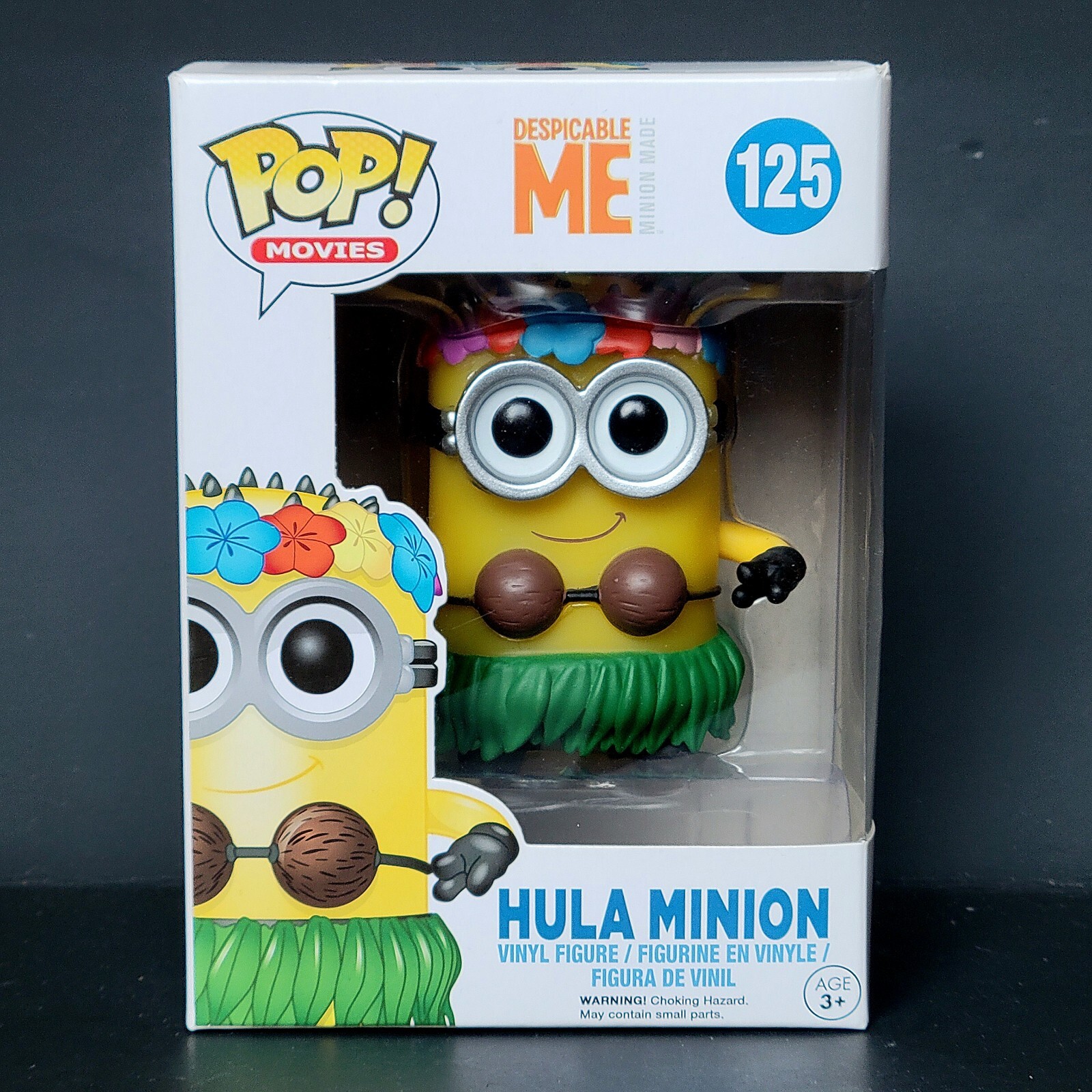 Hula Minion #125 ~ Funko Pop Movies Despicable Me (Flaws)