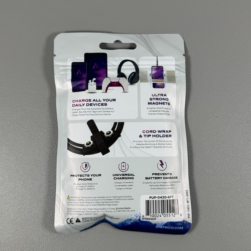 Statik 360 Universal Magnetic Charging Cable w/ 3 Magnetic Tips | 6 FT Cable - 第 13/13 張圖片