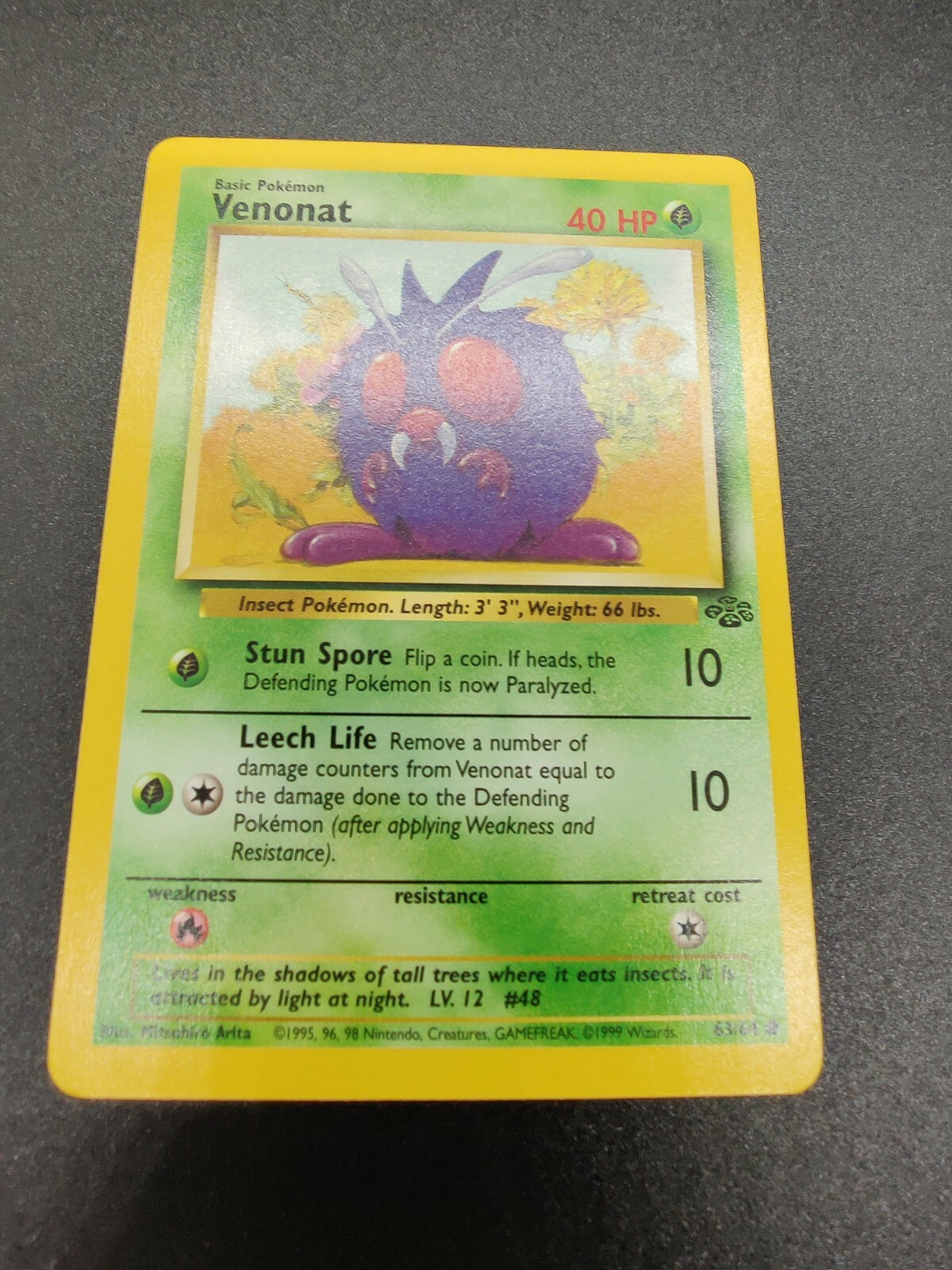 Venonat | NM | Jungle 63/64 | Common | Pokemon