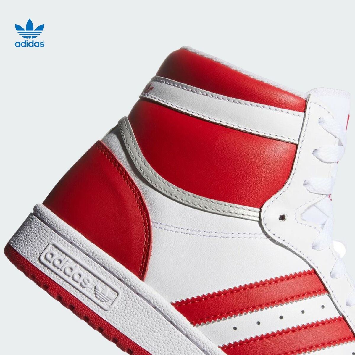 Adidas Top Ten RB High Top Sneakers 'White Scarlet' FV4925 Adidas Top Ten RB High Top Sneakers 'White Scarlet' FV4925