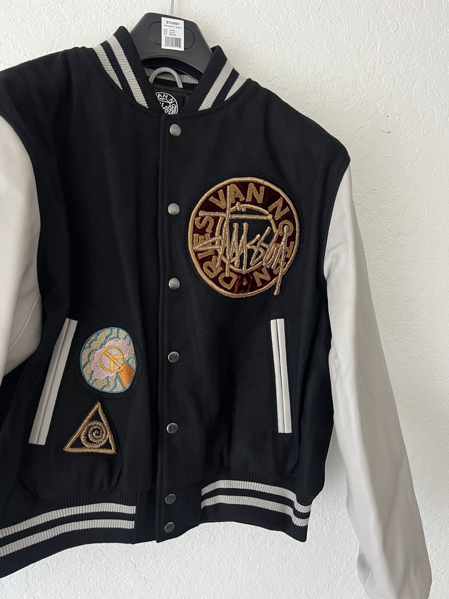 送料・関税込★Stussy★x Dries Van Noten Varsity Jacket Black s-l1200.jpg