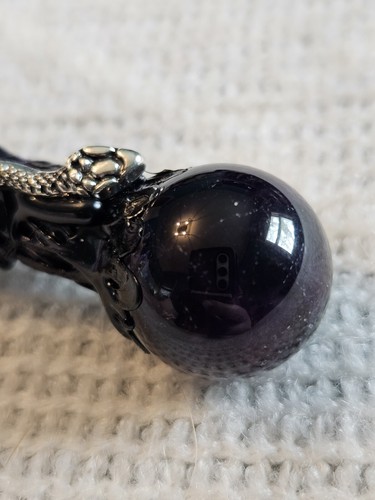 Handcrafted Amethyst Crystal Magic Wand Cosplay Natural Handmade Stone Scepter - Picture 8 of 9