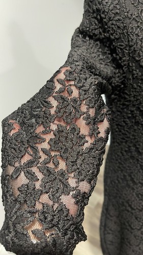 Women’s Dress Size Medium Ellen Tracy black Lace Party Cocktail NEW - Picture 2 of 12
