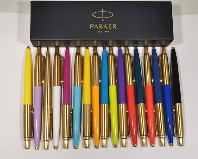 24K.Vergoldet PARKER  JOTTER Kugelschreiber + Persönliche Gravur Geschenk EDEL