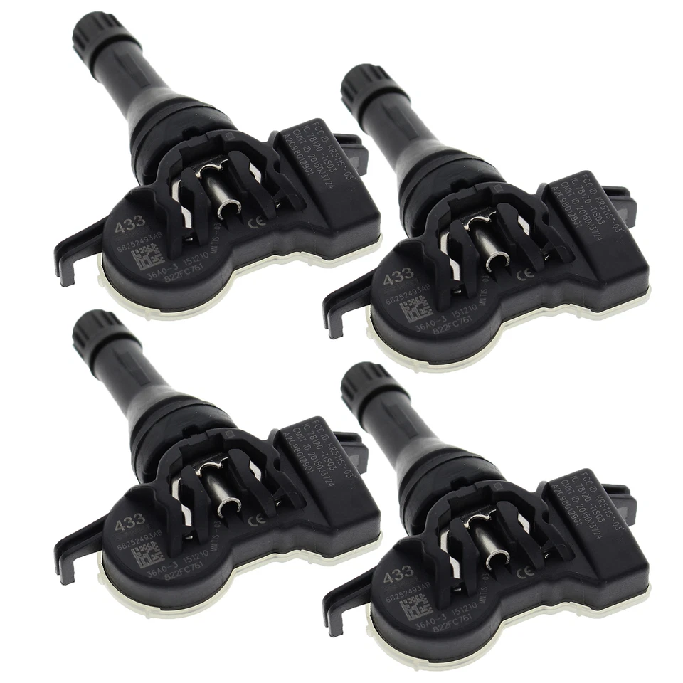 4TPMS Tire Pressure Sensor 433Mhz 68105280AF For Dodge Dart 2013-2016 - Image 3 of 4