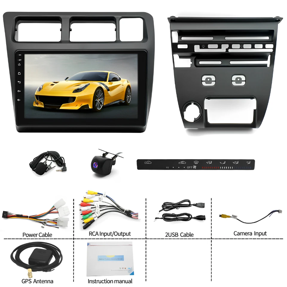 For 1991-1997 Toyota Corolla fit for Carplay Android Car Stereo Radio GPS Navi Foto 4 de 4