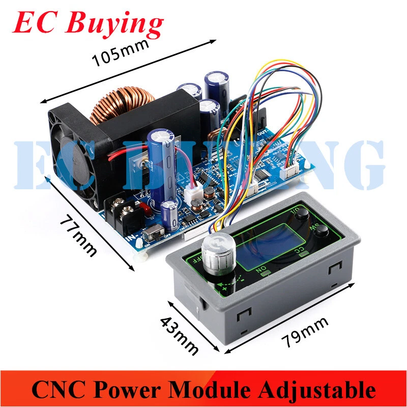 WZ5012L DC 600W Power Supply Module 50V12A Adjustable Step-down with Display - Image 2 of 4