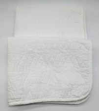 Set of 2 TOMMY BAHAMA HOME Quilted Trellis Pillow Shams White Standard