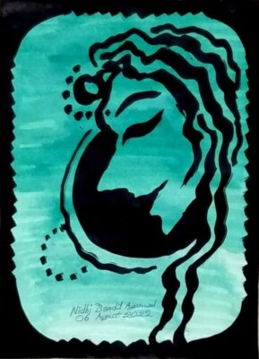 Original Painting Made & Signed By World Fame Artist Nidhi Bandil Agarwal Jaipur