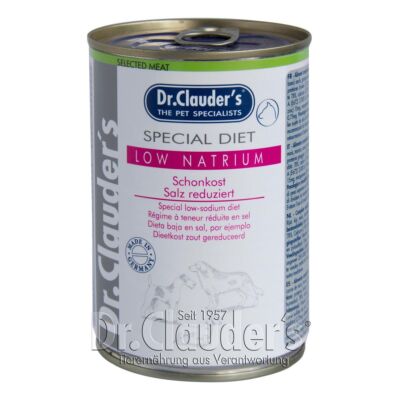 Dr. Clauders Special Diet Low Natrium | 6x 400g Hundefutter