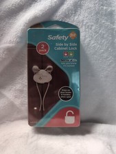 Safety 1st White Plastic Cabinet Flex Locks 2 pk New In Box
