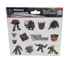 TRANSFORMERS 2011 HASBRO SANDYLION STICKERS DARK OF THE MOON 2 SHEETS NEW SEALED