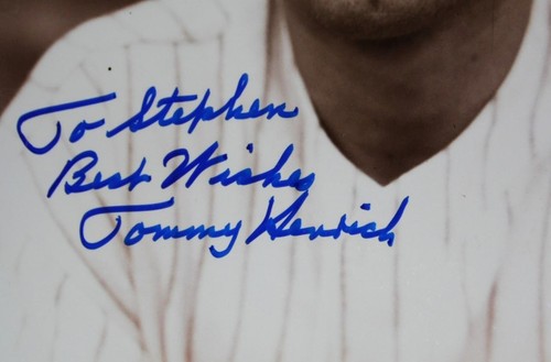 Tommy Henrich handsigniert 8x10 MLB 1993 Foto New York Yankees beste Wünsche - Bild 2 von 3