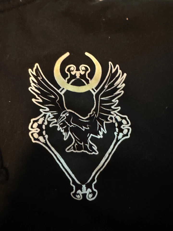 Толстовка с капюшоном среда XS черная популярная тема с длинным рукавом Darkness My Old Friend - Изображение 2 из 4