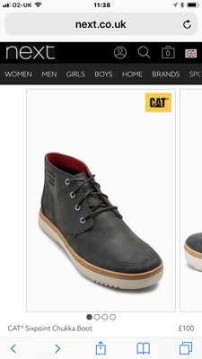 cat sixpoint chukka boot