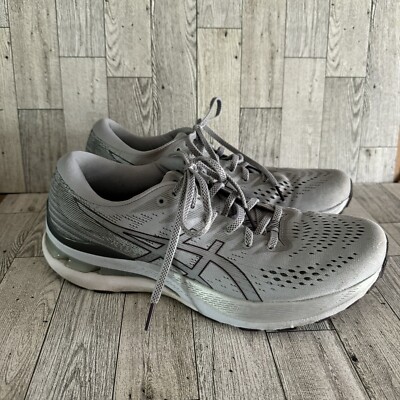 Asics Gel Kayano 28 1012B047 Gray Silver Running Race Shoes Womens Size 11