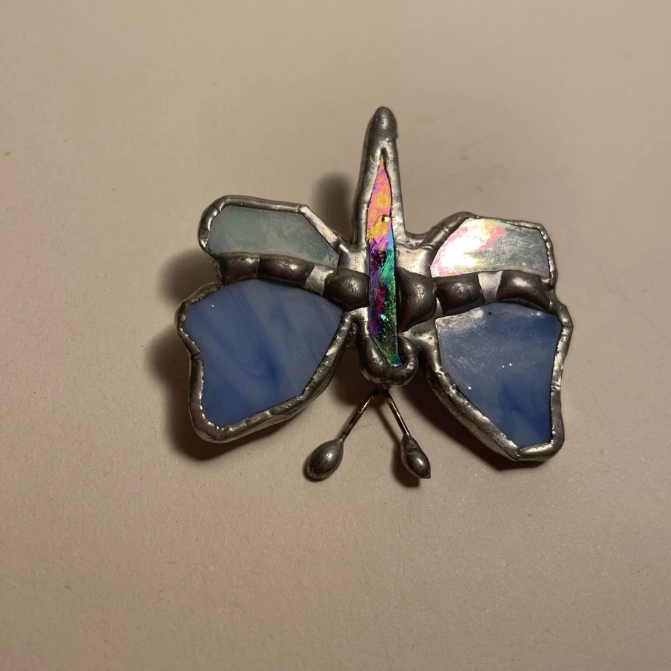 Ручной работы брошь бабочка яркий камней бесплатный пост - Изображение 2 из 4