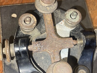 WWII US MILITARY MORSE CODE KEY J-47 STRAIGHT KEYER J37 Ok WWII US MILITARY MORSE CODE KEY J-47 STRAIGHT KEYER J37 Ok