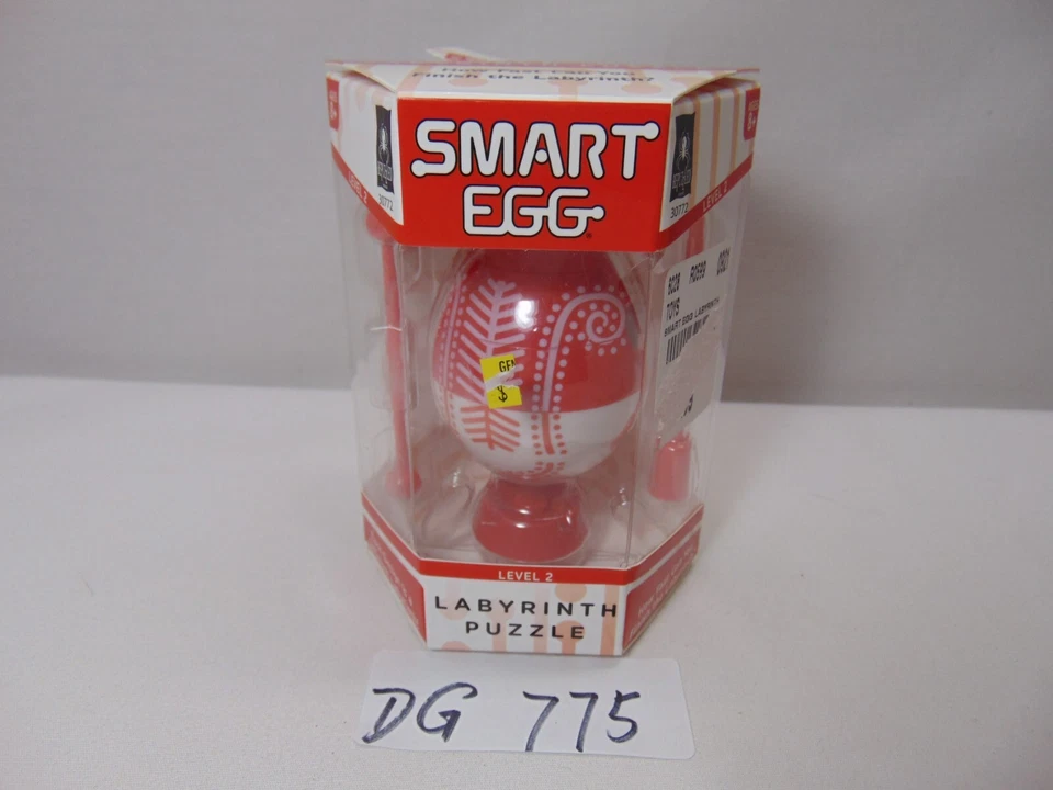 Новый BePuzzled Smart яйцо лабиринт головоломка красный уровень 2 возрастов 8 + 30772 с подставкой - Изображение 2 из 4