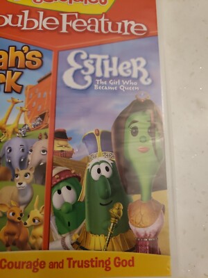 Veggietales Kids DVD Double Feature Noahs Ark Esther The