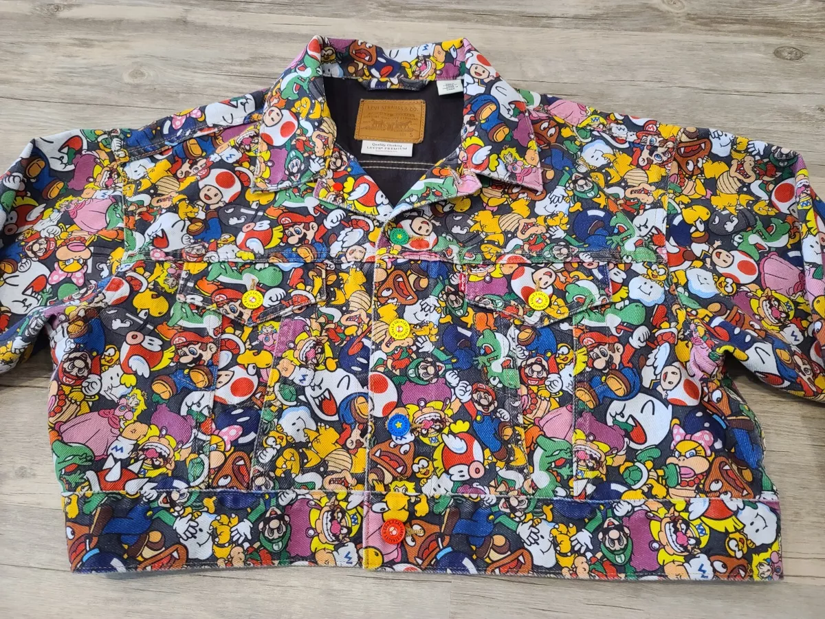 Levi's x super cheap mario denim jacket