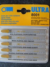 ULTRA 5 Pack Jigsaw Blades New 8001