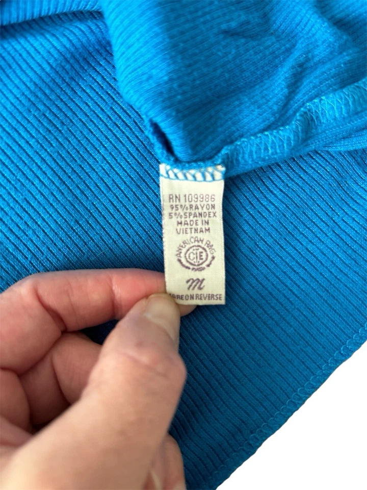 VTG American Rag Cie Long Sleeve Y2K Henley Medium Bella Swan Abercrombie Aero - Image 4 of 4