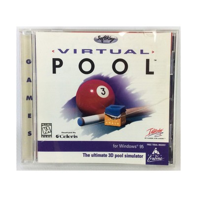 Interplay Computer Game Softkey Virtual Pool Fair/EX