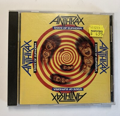 【LP】ANTHRAX　STATE OF EUPHORIA Anthrax – State Of Euphoria – Vinyl (LP, Album, Limited Edition