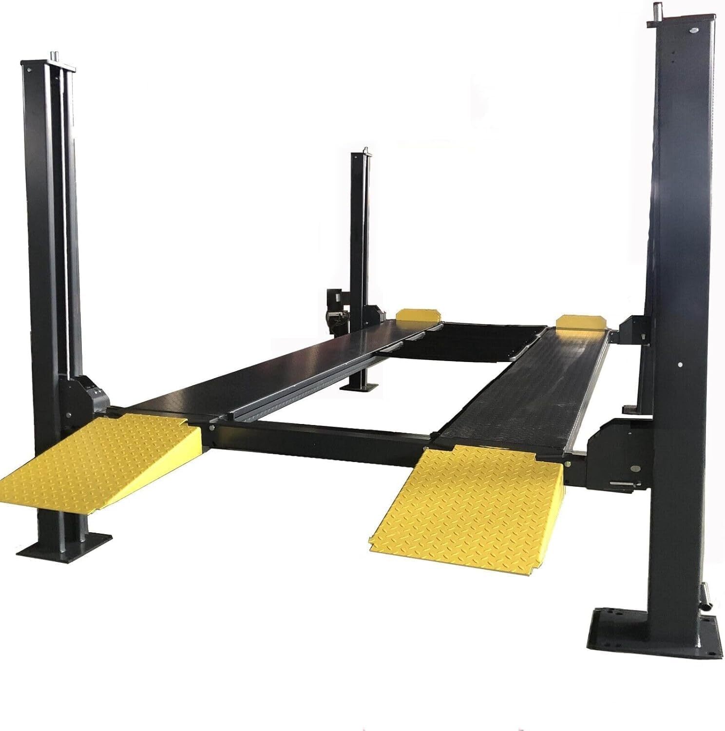 8500 Lbs 4 Post Parking Lift Storage Service Car Lift w/Caster Workshop, Shop