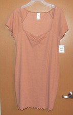 ABOUND Womens Cozy Lightweight Sweater Dress in Tan Mocha - Size XL - NWT