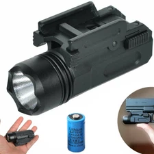 Pistol LED Flashlight Red Laser Sight Combo For Handgun Airsoft Glock 17 19